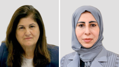 الوزيرة أفراح الزوبة تتلقى تهنئة من نظيرتها الفلسطينية