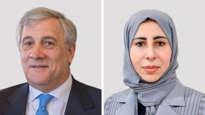 وزيرة الخارجية تتلقى برقية تهنئة إيطالية بالتزامن مع مئوية العلاقات بين البلدين